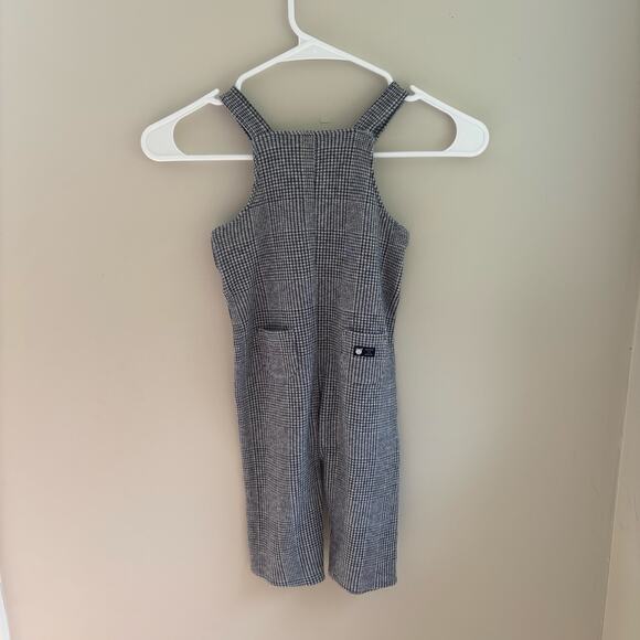 Janie and Jack Houndstooth Cotton Blend Overalls Size 12-18 months - Picture 6 of 6